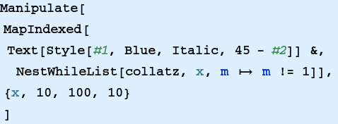 Collatz in Mathematica